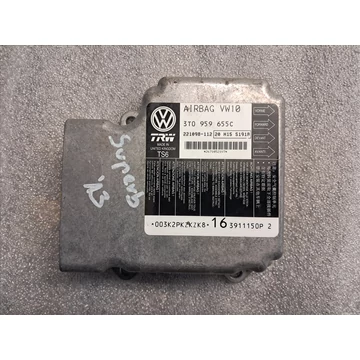 SKODA SUPERB II (3T) Légzsákvezérlő 3T0959655C