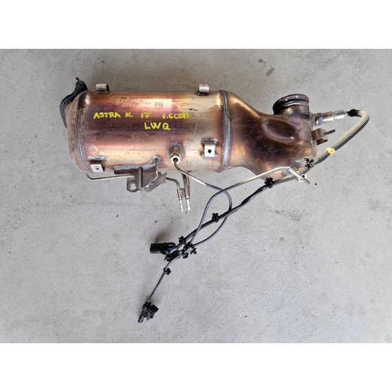 OPEL ASTRA K 1.6 CDTI LWQ részecskeszűrő DPF 55494204