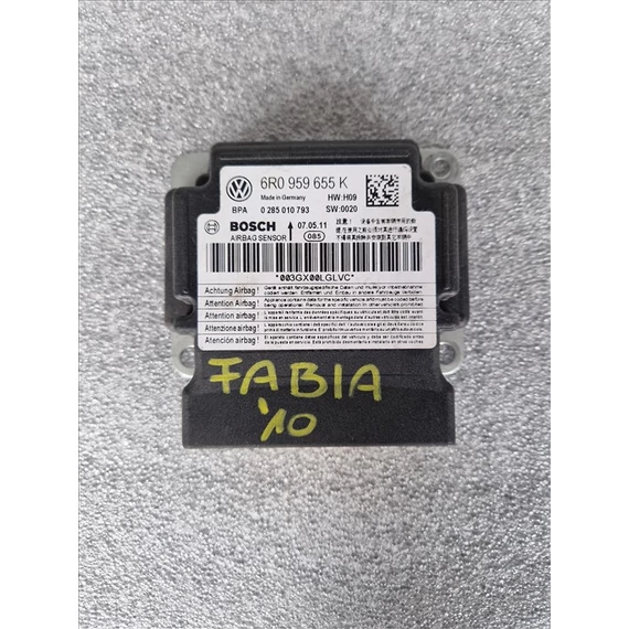 SKODA FABIA II (5J) Légzsákvezérlő 6R0959655K