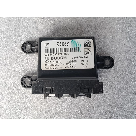 OPEL ASTRA J PDC modul, parkoló asszisztens vezérlő elektronika 22810361
