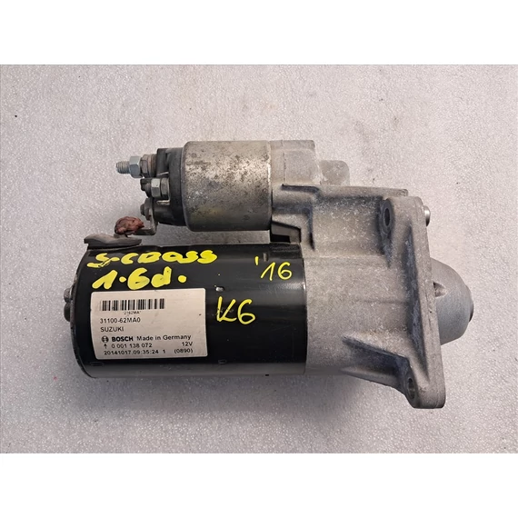 SUZUKI SX4 S-CROSS (JY) 1.6 DDIS EURO5 D16AA Önindító 31100-62MA0