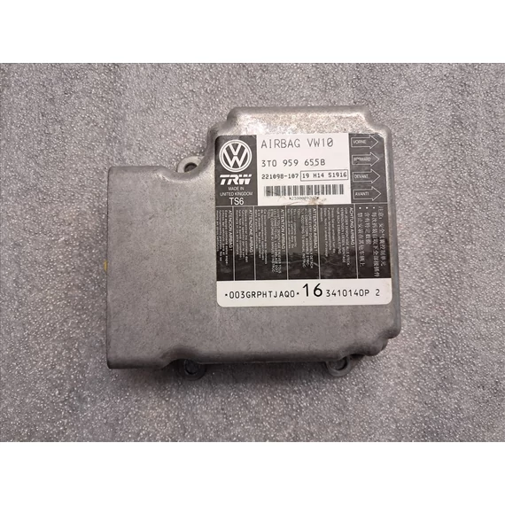 SKODA SUPERB II (3T) Légzsákvezérlő 3T0959655B