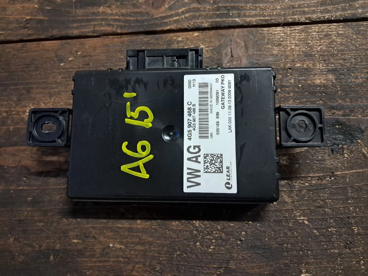 AUDI A6 (4G) Gateway elektronika 4G5907468C