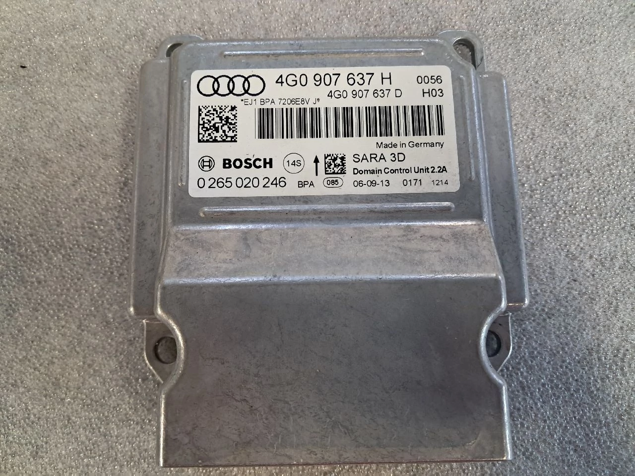 AUDI A6 (4G) Menetstabilizátor elektronika 4G0907637H