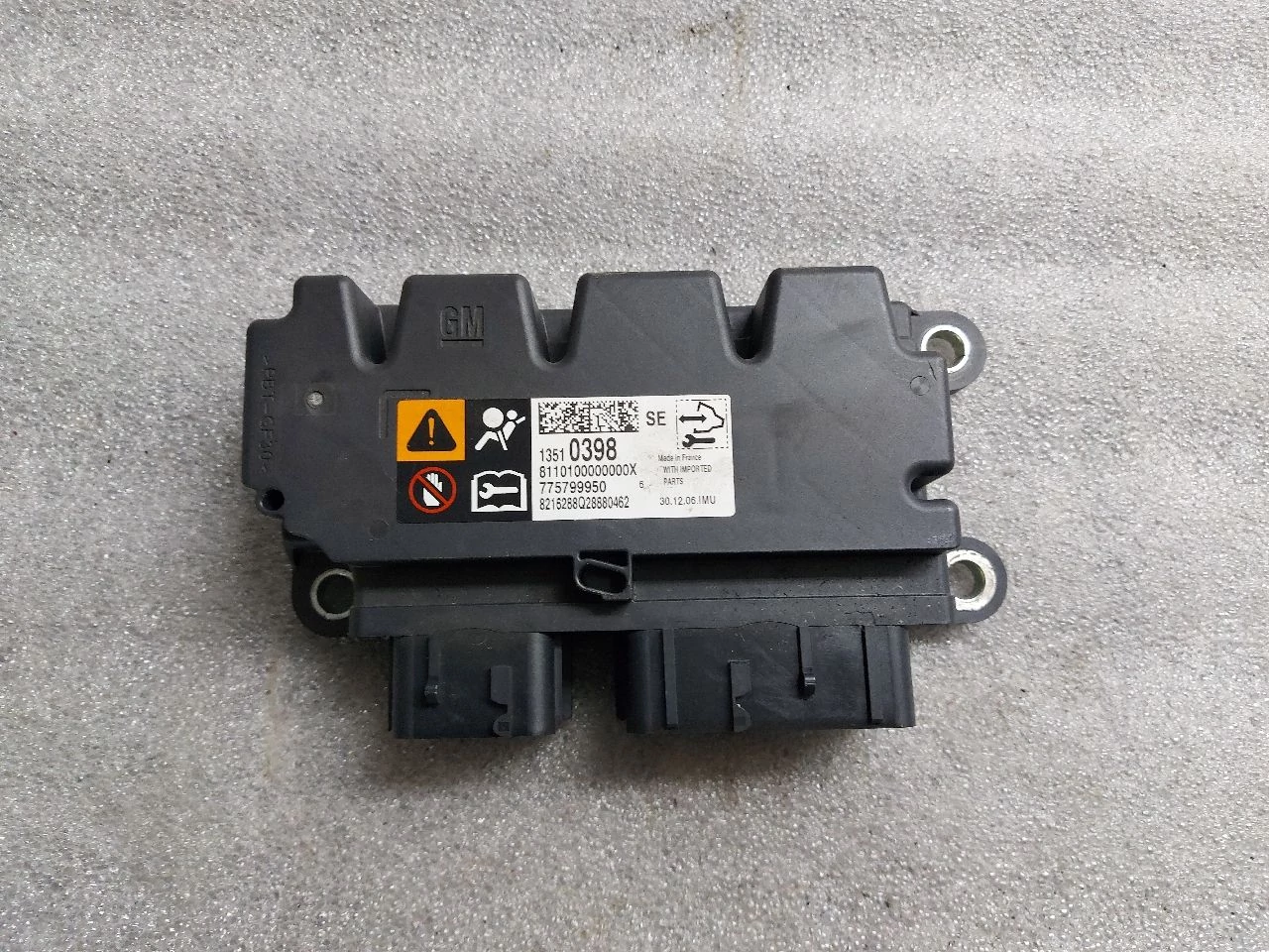 OPEL ASTRA K Légzsák elektronika 13510398