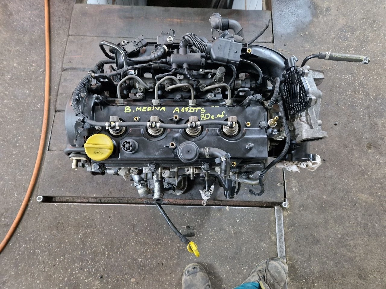OPEL MERIVA B 1.7 CDTI A17DTS motor