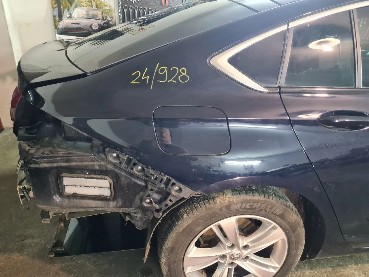OPEL INSIGNIA B Jobb hátsó sárvédő negyed