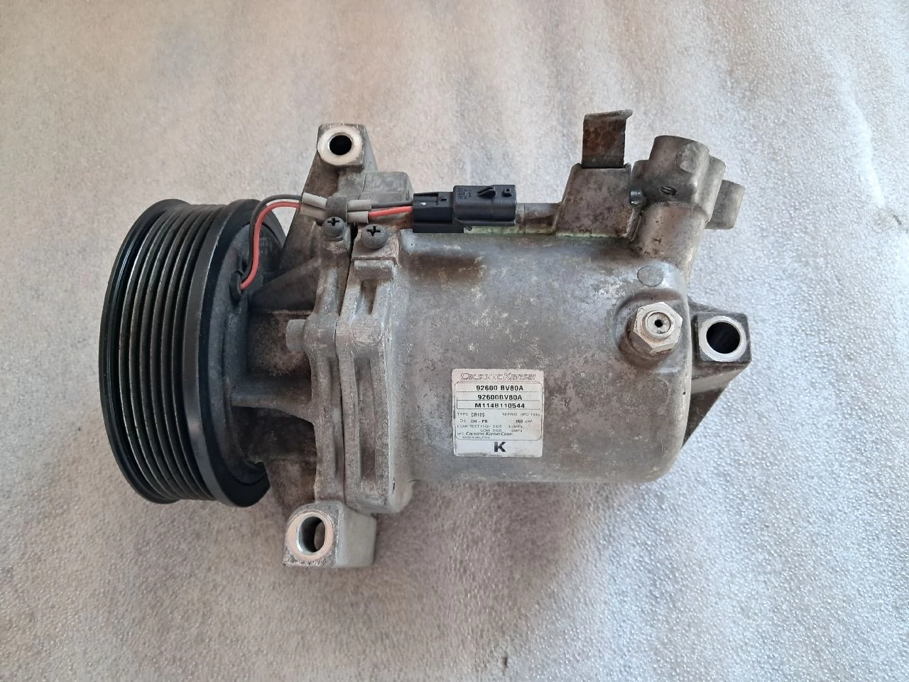 NISSAN JUKE (F15) 1.2 DIG-T klímakompresszor 92600BV80A