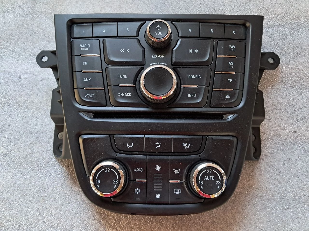 OPEL MOKKA Klímakapcsoló, fűtéskapcsoló, középkonzol A2C50113251 A2C87217500