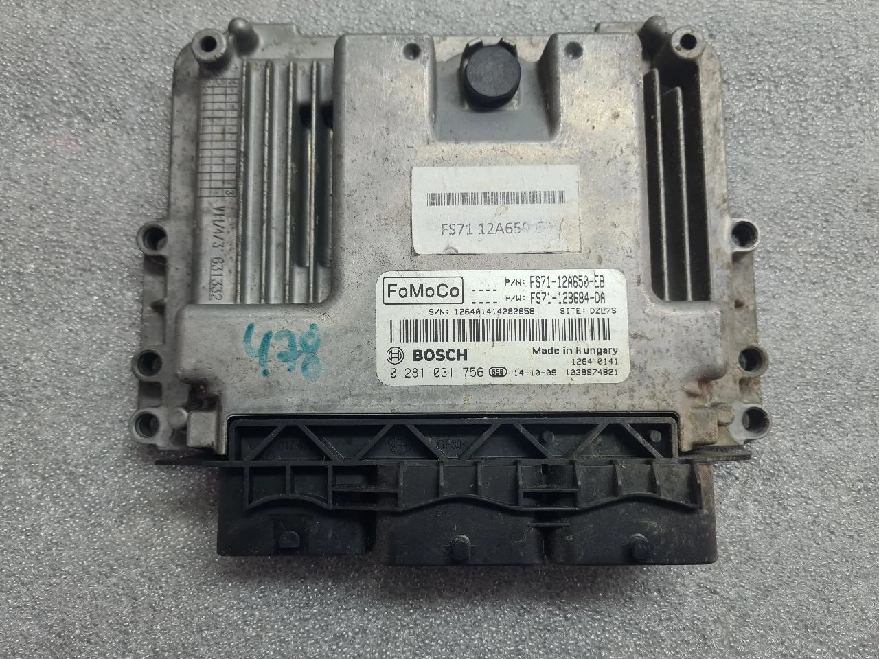 FORD MONDEO V 1.6 TDCI NGCA Motorvezérlő FS71-12A650-EB