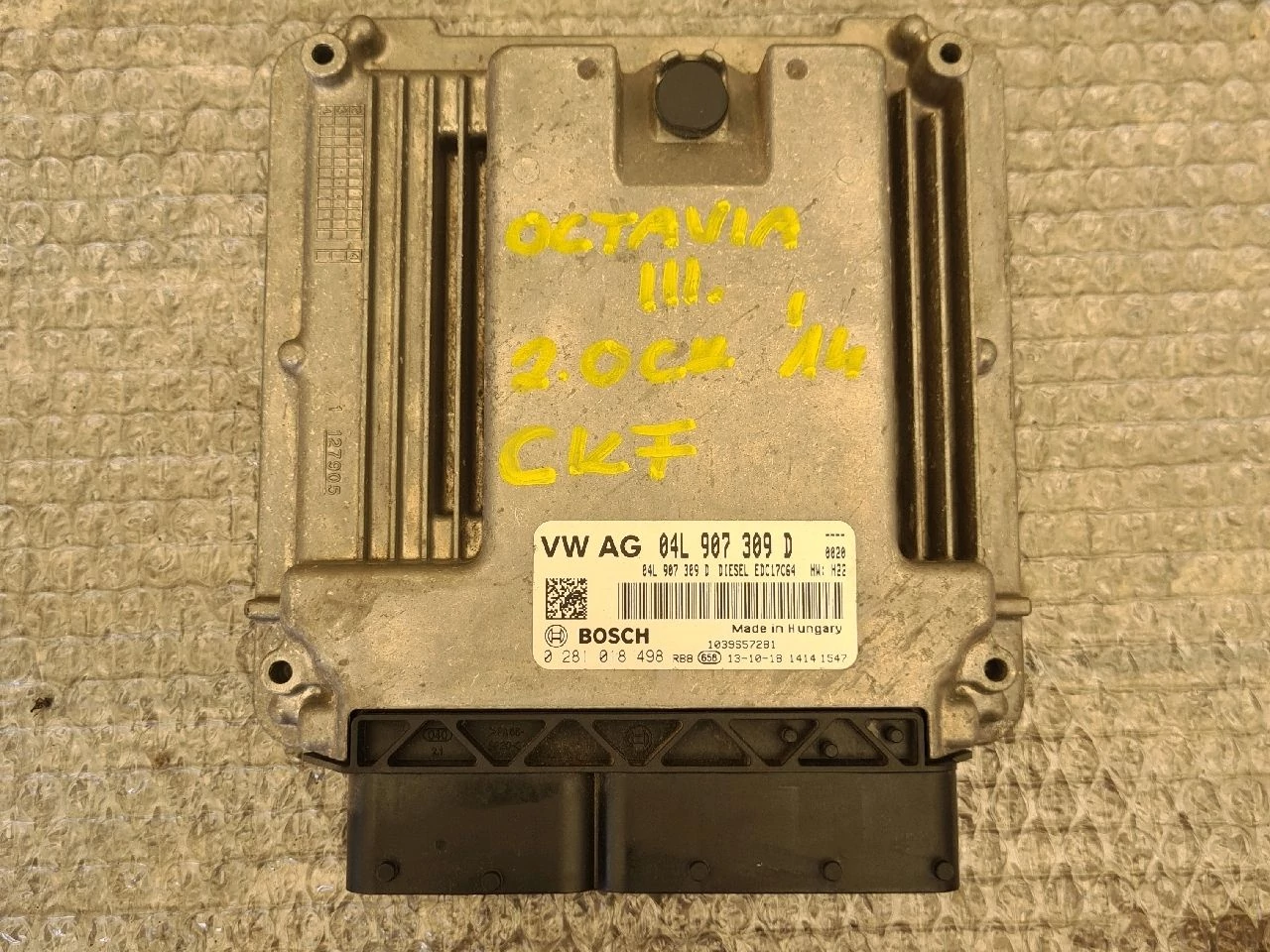SKODA OCTAVIA III (5E) 2.0 CRTDI CKF motorvezérlő 04L907309D