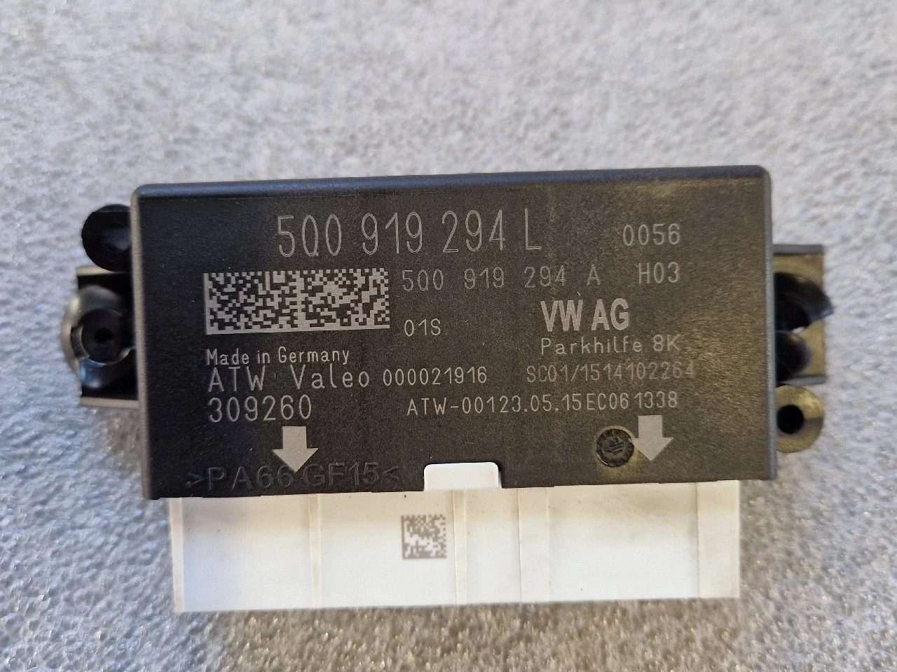 VOLKSWAGEN PASSAT B8 (3G) tolatóradar vezérlő 5Q0919294L
