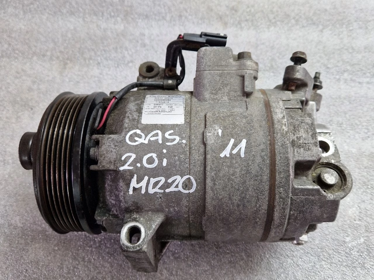 NISSAN QASHQAI (J10) 2.0 klímakompresszor 92600BR21A