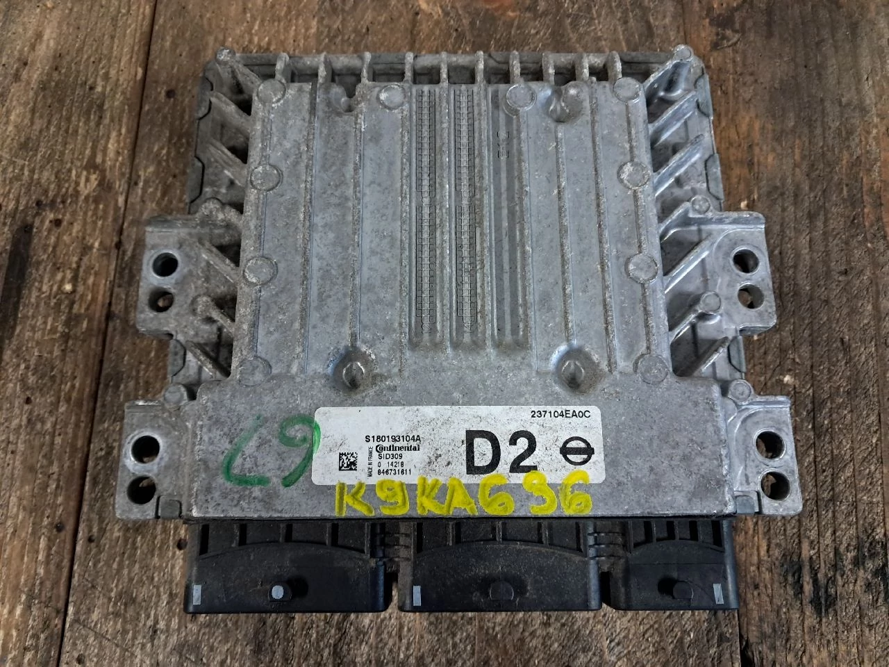 NISSAN QASHQAI (J11) 1.5 DCI K9KA636 motorvezérlő 237104EA0C