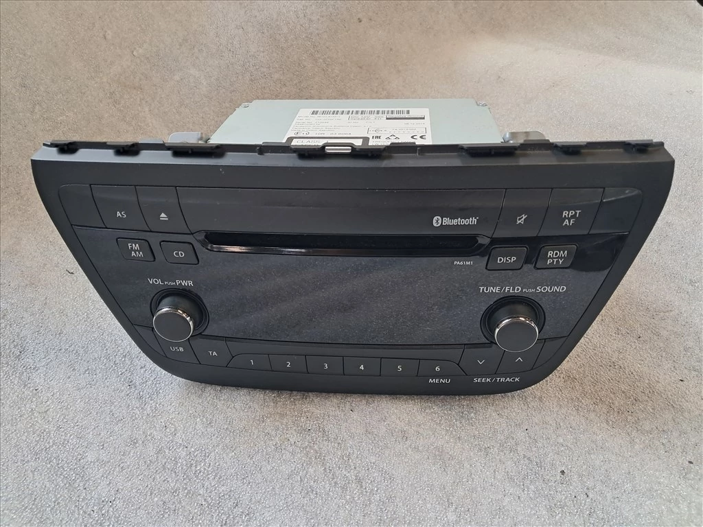 SUZUKI SX4 S-CROSS (JY) Rádió fejegység 39101-61M11