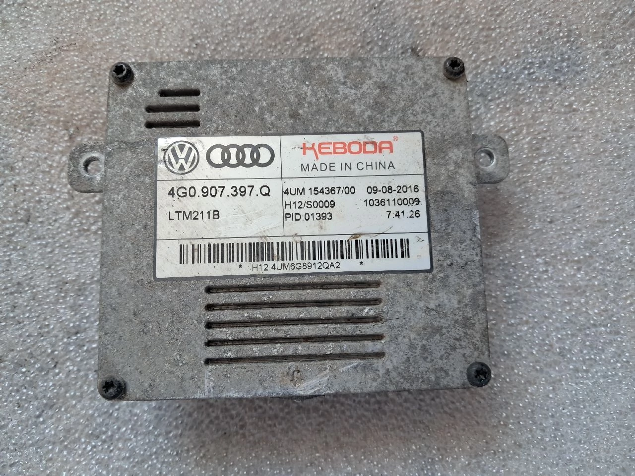 SKODA SUPERB III (3V) bal fényszóró elektronika 4G0907397Q