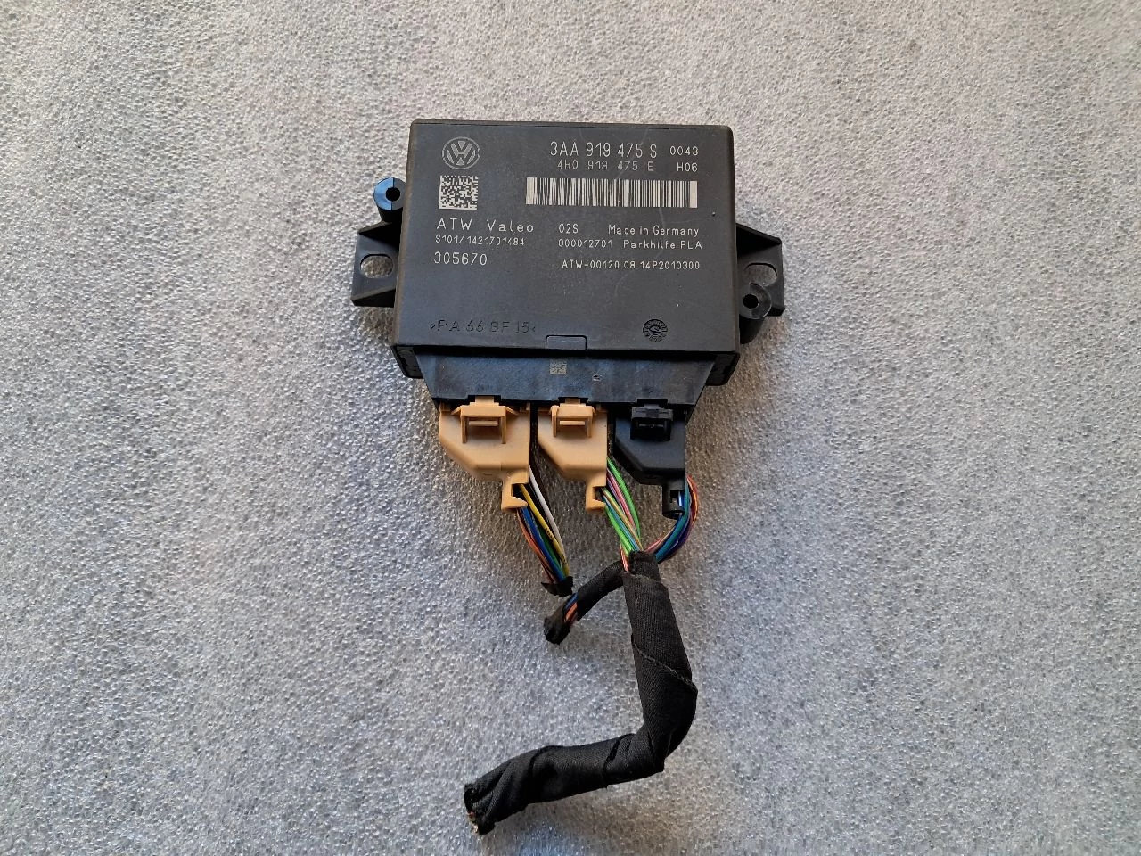 VOLKSWAGEN TIGUAN (5N) Tolatóradar elektronika 3AA919475S